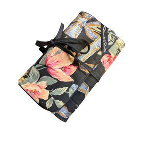 Designs on Travel Floral Tri Fold  Travel Bag Pouch Make Up Toiletry Jewelry